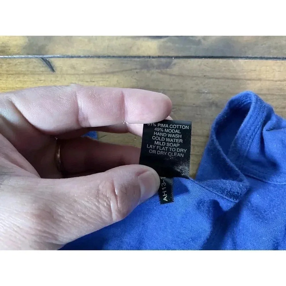 Peruvian Connection Women’s Size XS Long Sleeve T-Shirt Pima Cotton Modal - Picture 6 of 8